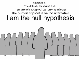 1 null hypothesis